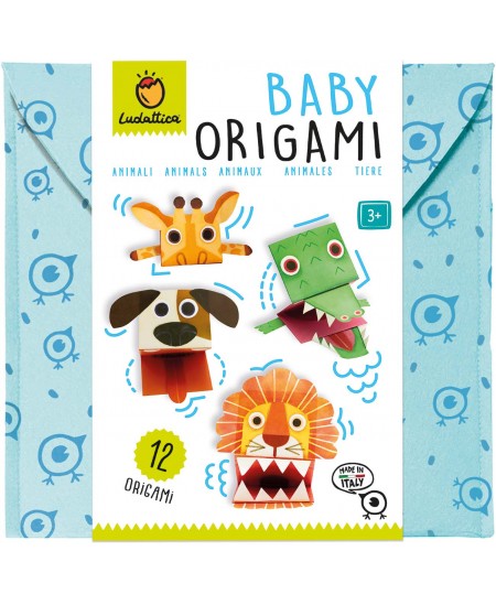 Origami rinkinys mažyliams LUDATTICA Gyvūnėliai