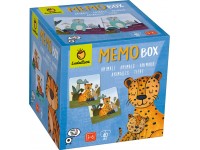 Atmintį lavinantis žaidimas LUDATTICA Memo Box Gyvūnai