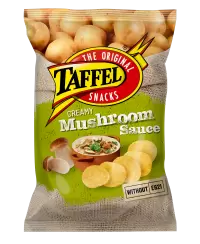 Bulvių traškučiai TAFFEL, grybų padažo skonio, 130 g
