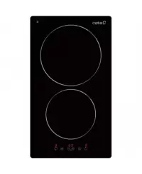 CATA Hob TD 3102 BK Vitroceramic, Number of burners/cooking zones 2, Touch, Timer, Black