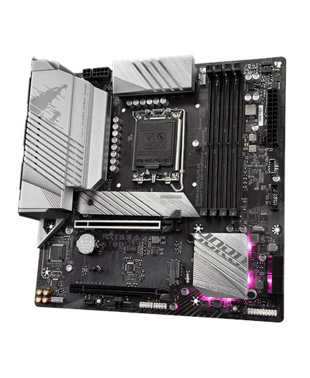 Gigabyte B760M AORUS ELITE AX 1.0 M/B Processor family Intel, Processor socket  LGA1700, DDR5 DIMM, Memory slots 4, Supported ha
