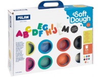 Modeliavimo rinkinys su priedais MILAN Daugybė raidžių, 8 spalvos