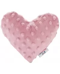 Bocioland vyšnių kauliukų pagalvėlė širdėlė tamsiai rožinė BOC0218