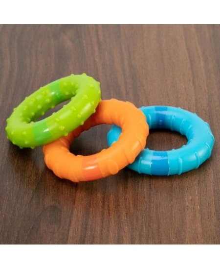 Sensorinis žaislas FatBrainToys ,,Silly rings"