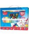 Spalvinimo priemonių rinkinys MAPED Color’Peps, 100 vnt.