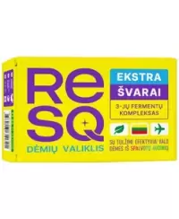 Dėmių valiklis su fermentais spalvotiems audiniams RESQ, 90 g