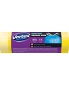 Šiukšlių maišai VORTEX, 35 l, 15 vnt., storis 13 μm, HDPE,  geltoni