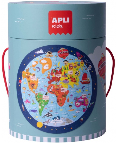 Rato formos dėlionė Apli Kids "Worldmap"