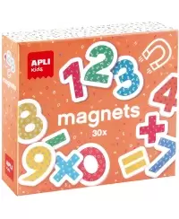 Mokomoji priemonė - mediniai magnetiniai skaičiai
