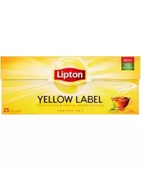 Juodoji arbata LIPTON Yellow Label, 25 vnt.
