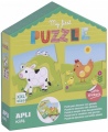Apli Kids dėlionė su lipdukais “Gyvūnai”