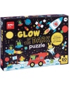 Tamsoje šviečianti dėlionė APLI Kids „Dark Space”