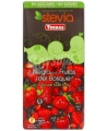 Šokoladas STEVIA, juodasis su miško uogomis, 125 g