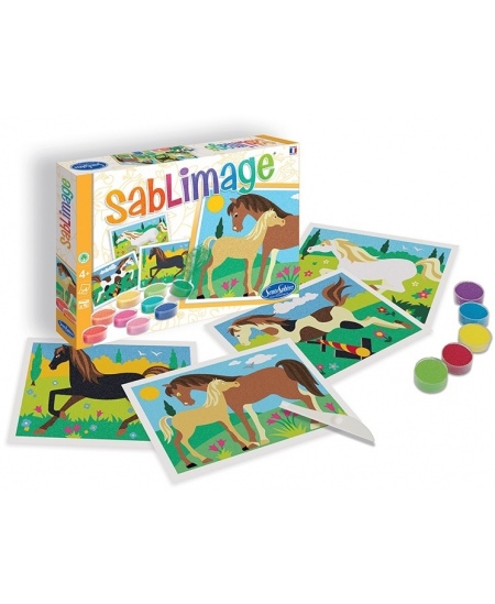 Kūrybinis smėlio rinkinys SentoSphere „Žirgai“