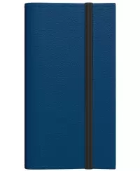 Kalendorius MIDI FLEX Spirex 2024,100 x 170 mm, PU, tamsiai mėlyna sp.