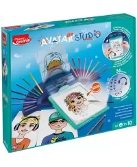 Spalvinimo rinkinys su šviečiančia dėžute Maped Creativ Avatar Studio