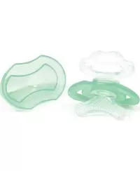 BabyOno silikoninis dantenų masažuoklis, nuo 3 mėn., žalias, 1008/03