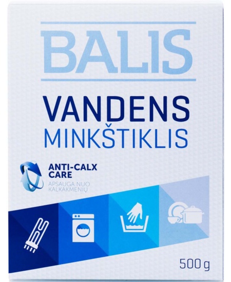 Vandens minkštiklis BALIS, 500 g