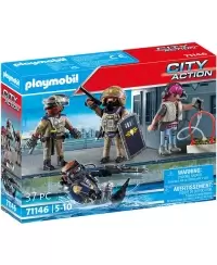 PLAYMOBIL City Action "Specialiųjų pajėgų figūrėlių rinkinys", 71146