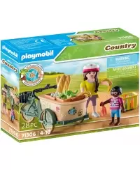 PLAYMOBIL Country "Ūkininkės dviratis su priekaba", 71306