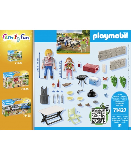 PLAYMOBIL Family Fun "Barbekiu su šeima", 71427