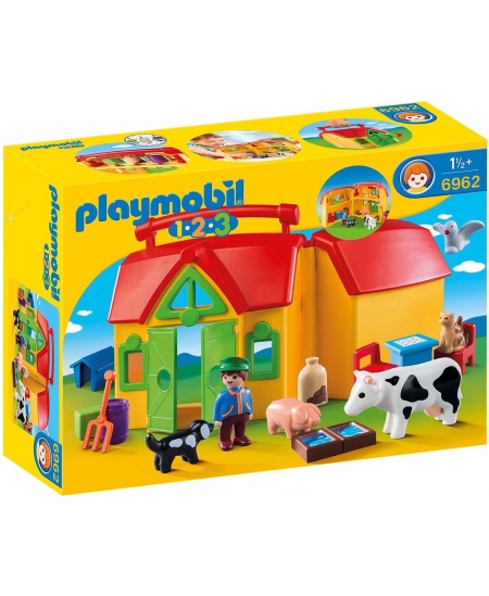 PLAYMOBIL 1.2.3 "Mano nešiojamas ūkis", 6962