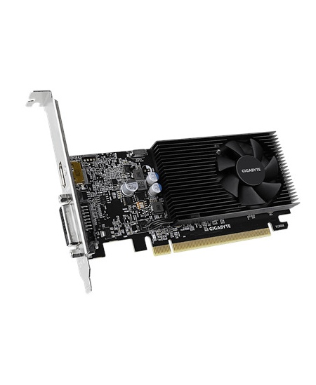 Gigabyte GV-N1030D4-2GL 1.0 NVIDIA 2 GB GeForce GT 1030 DDR4 PCI Express 3.0 Processor frequency 1417 MHz DVI-D ports quantity 1