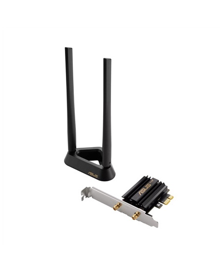 Asus Tri Band PCI-E WiFi 6E PCE-AXE59BT 802.11ax 574/2402/2042574/2402/2042 Mbit/s Mesh Support No MU-MiMO No No mobile broadban