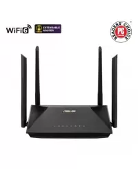 Asus Wi-Fi 6 Wireless Dual Band Gigabit Router UK Plug RT-AX1800U 802.11ax Ethernet LAN (RJ-45) ports 3 Mesh Support No MU-MiMO 