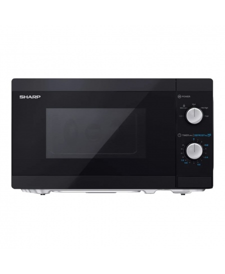 Sharp Microwave Oven  YC-MS01E-B Free standing 20 L 800 W Black