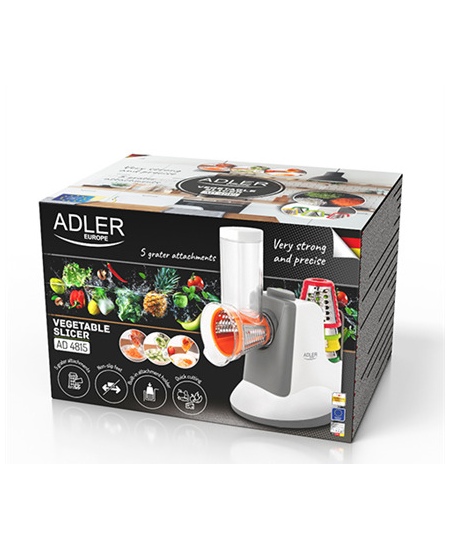 Adler Vegetable Slicer AD 4815 White/Grey 150 W