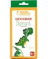 Deimantinė mozaika ant lipduko GRAINE CREATIVE Dinozauras