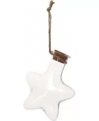 Stiklinis kalėdinis žaisliukas dekoruoti GRAINE CREATIVE Žvaigždė