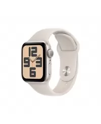 Apple Watch SE GPS 40mm Starlight Aluminium Case with Starlight Sport Band - M/L Apple
