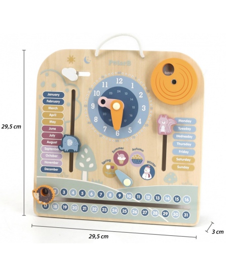 Medinis kalendorius ir laikrodis VIGA PolarB