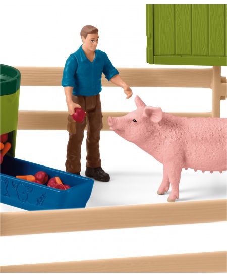 Didelis tvartas su gyvūnais ir priedais SCHLEICH FARM WORLD