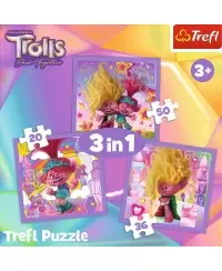 TREFL TROLLS 3 dėlionių rinkinys „Troliai 3“