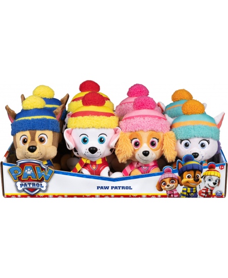 Žiemiškas pliušinis herojus PAW PATROL, 15 cm