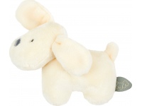 NATTOU Pliušinis barškutis „Šuniukas Charlie“, vanilinis, 15 cm