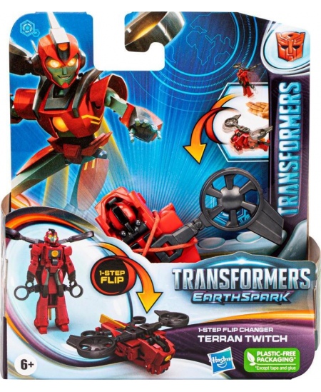 Figūrėlė TRANSFORMERS EARTHSPARK 1 Step Flip, 10 cm