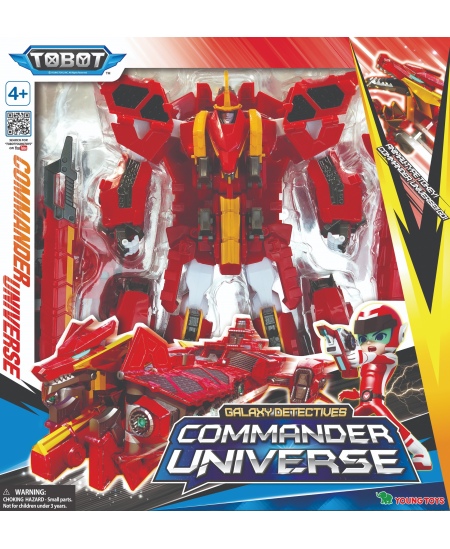 Transformeris TOBOT „Galaxy Detectives“ COMMANDER UNIVERSE, 33 cm