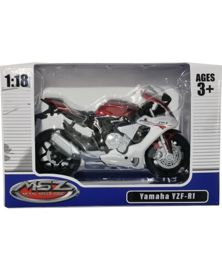 Motociklas MSZ YAMAHA YZF-R1, 1:18