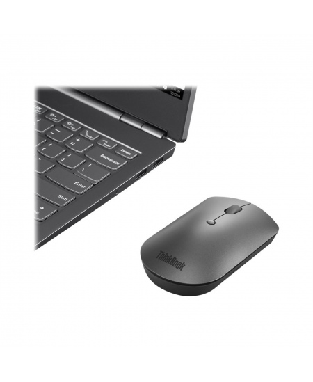 Lenovo ThinkBook Bluetooth Silent Mouse Bluetooth 5.0 Wireless 1 year(s) Iron Grey