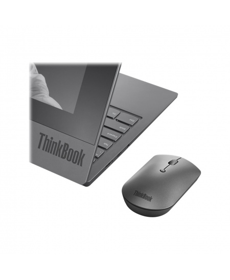 Lenovo ThinkBook Bluetooth Silent Mouse Bluetooth 5.0 Wireless 1 year(s) Iron Grey