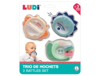 Kūdikio barškučių rinkinys LUDI Trio