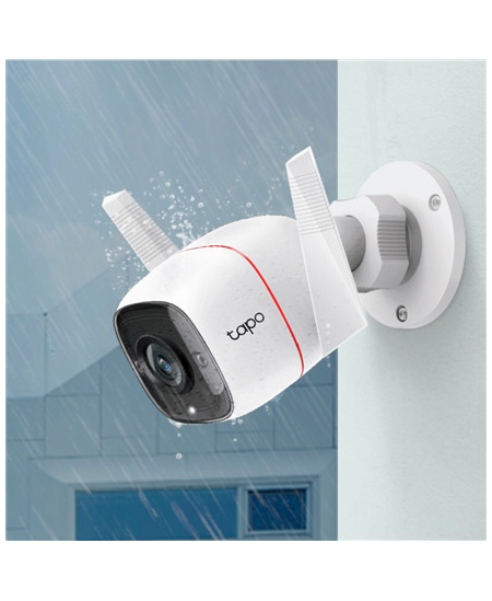 TP-LINK Outdoor Security Wi-Fi Camera C310 Bullet 3 MP 3.89 mm IP66 H.264  MicroSD