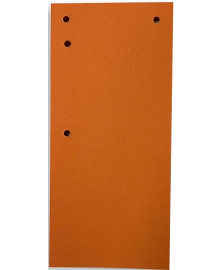 Skirtukai SM-LT, 110x235 mm, 50 vnt., kartoniniai, oranžiniai