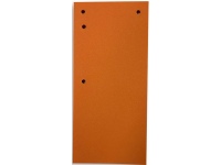 Skirtukai SM-LT, 110x235 mm, 50 vnt., kartoniniai, oranžiniai