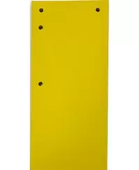 Skirtukai SM-LT, 110x235 mm, 50 vnt., kartoniniai, geltoni