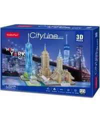 CUBICFUN 3D dėlionė „Niujorkas“